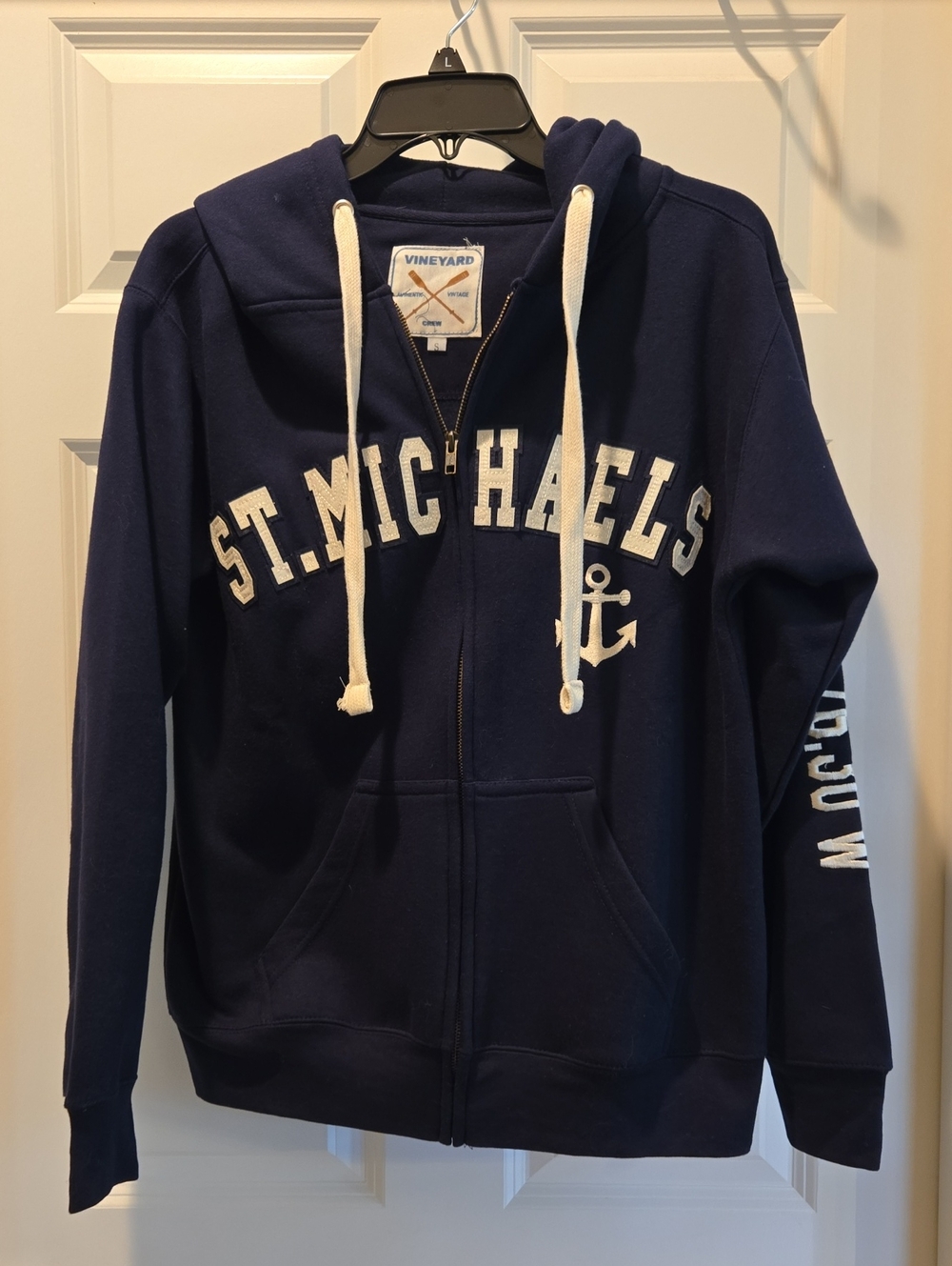 Vineyard Vines St. Michaels Navy Zip Hoodie